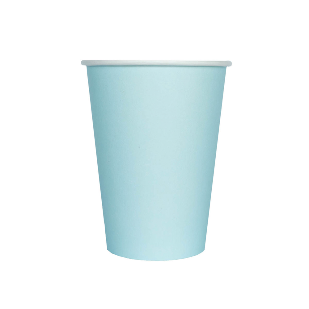 Frost Blue Paper Cups