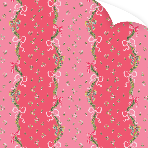 Dogwood Hill Pinkberry Wrapping Paper Roll