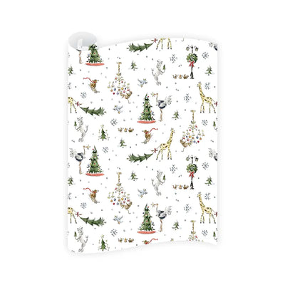 Dogwood Hill Christmas At the Carlyle Wrapping Paper Roll | Putti Christmas