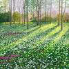 Susan Entwistle Snowdrops & Cyclamen Greeting Card  | Putti Celebrations