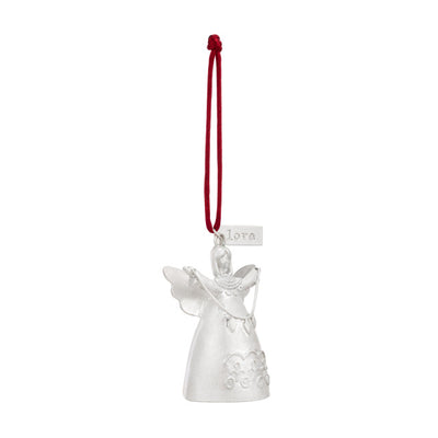 Mini Bell Angel Ornament - Love | Putti Christmas Decorations