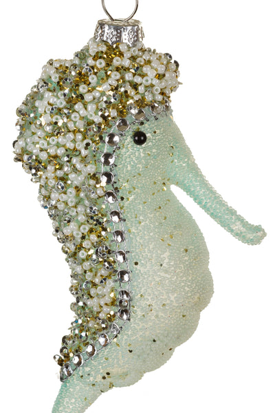 Baby Blue Baby Seahorse Ornament