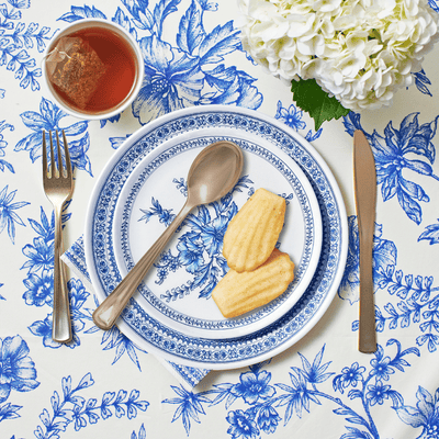 Bamboo Blue Toile Large Plates (Pack of 4)