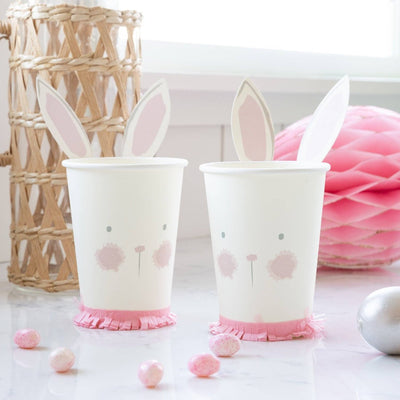 Bunny Paper Cups with Fringe