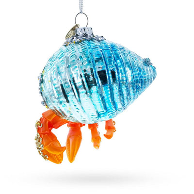 Orange Hermit Crab Christmas Ornament | Putti Christmas Decorations