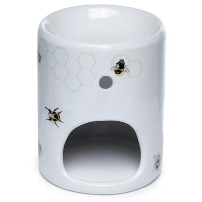 The Nectar Meadows Bee Printed Ceramic Burner | Putti Fine Furnishings