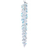 Spun Glass Clear Icicle Ornaments