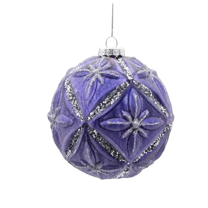 lavender christmas tree ornaments 4
