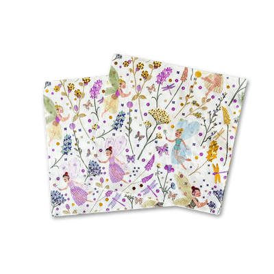 Josi James Fairy Napkins Large | Putti Party Supplies