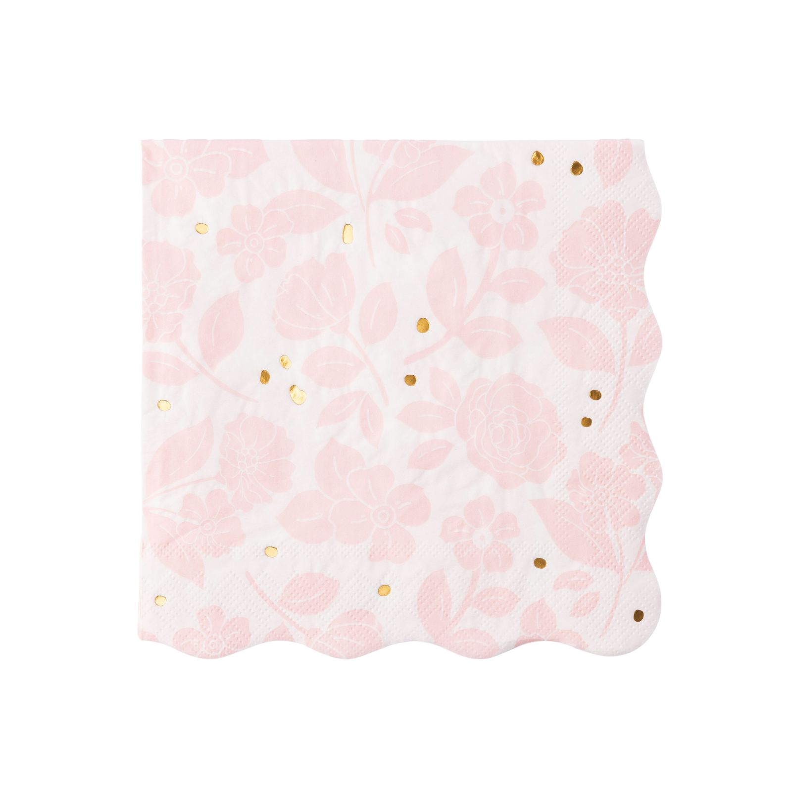Pink Floral Paper Napkins