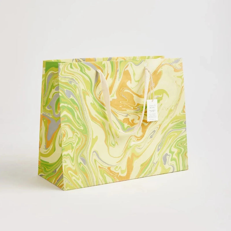 Hand Marbled Gift Bags Pastel - Large | Putti Fine Furnishings 