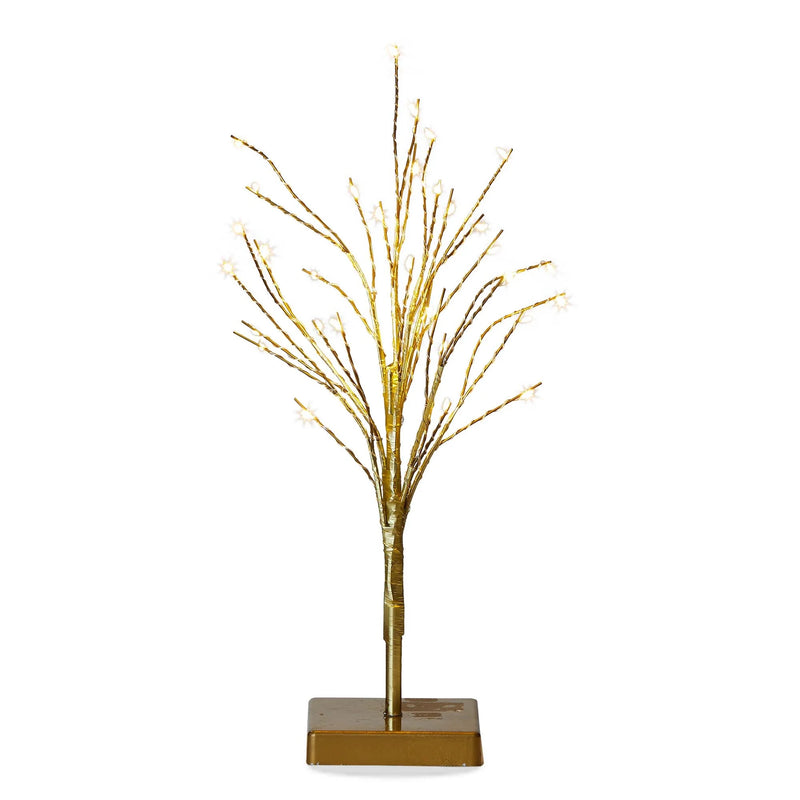 Glint Short Gold LED Tree