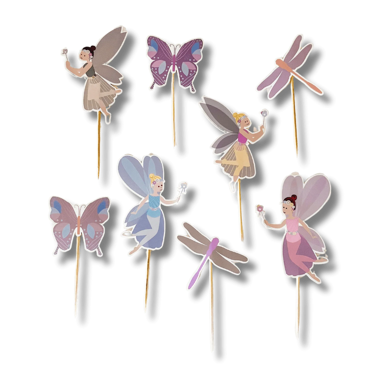
Josi James Fairy Cupcake Topper | Putti Party Supplies