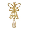Kurt Adler Gold Glittered Angel Treetoper | Putti Christmas