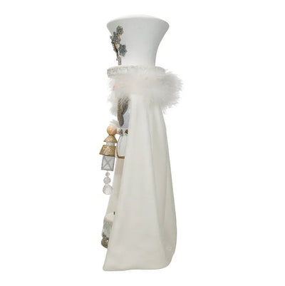 White Snowflake LED Nutcracker