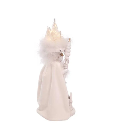 Hollywood White King LED Nutcracker