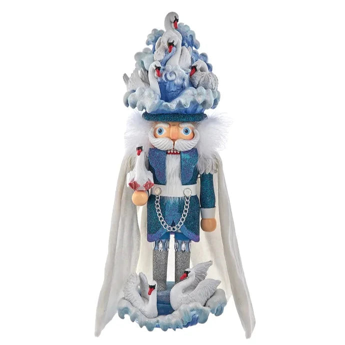 Hollywood Seven Swans Wooden Nutcracker