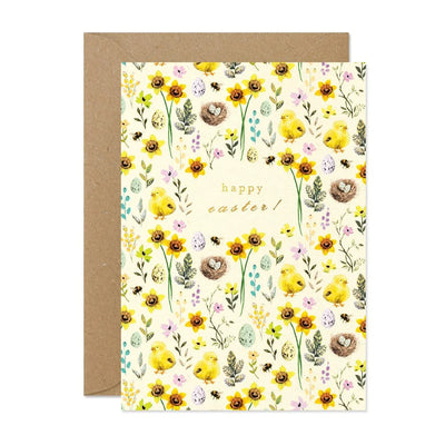 "Happy Easter" Repeat Greeting Card | Putti Fine Furnishings