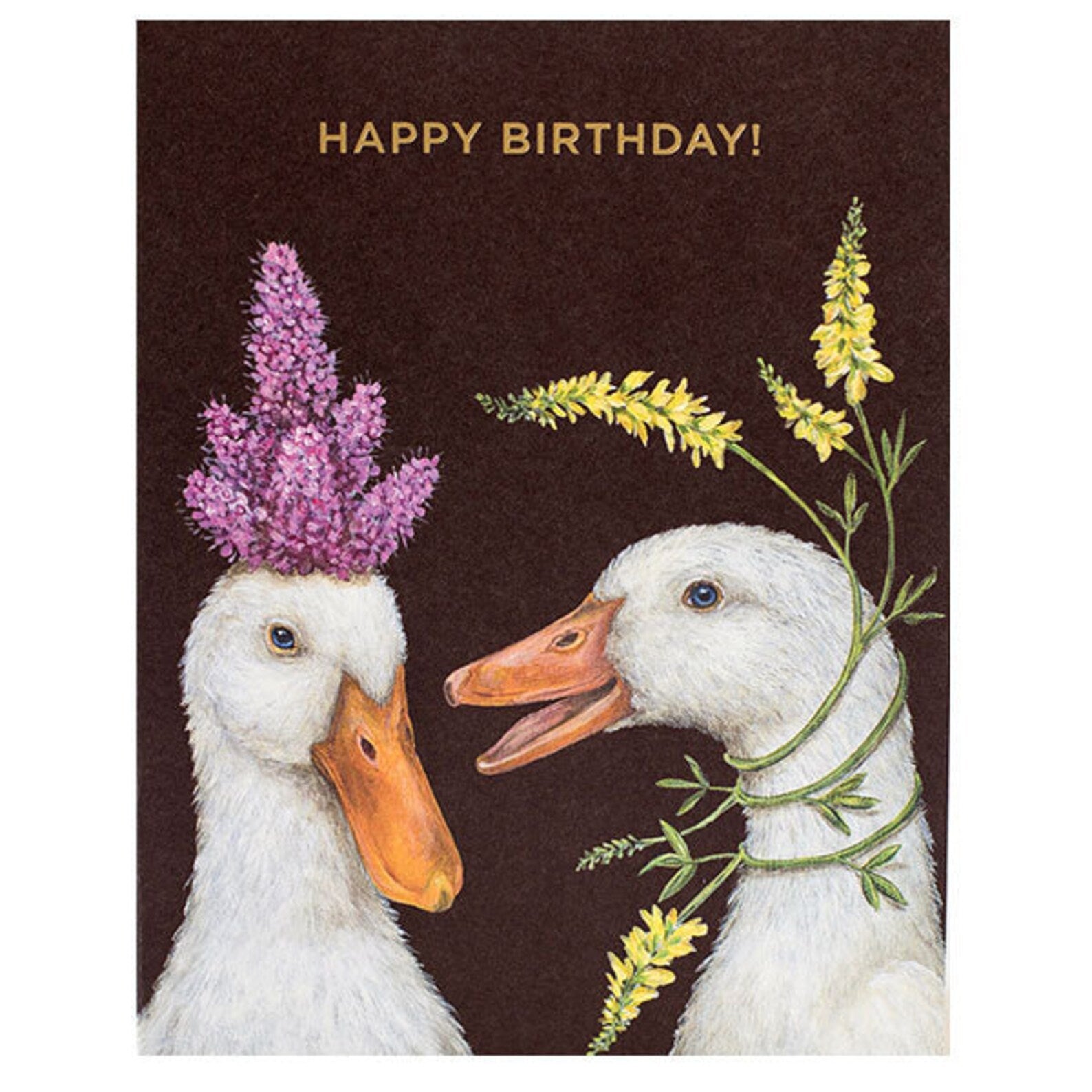 Vicky Sawyer Birthday Ducks Greeting Card