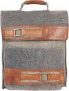 Mona B "Parker" Men's Canvas Up-cycled Backpack