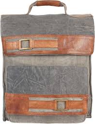 Mona B "Parker" Men's Canvas Up-cycled Backpack