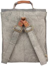 Mona B "Parker" Men's Canvas Up-cycled Backpack