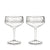 Viski Admiral Coupe Crystal Glasses - Set of 2