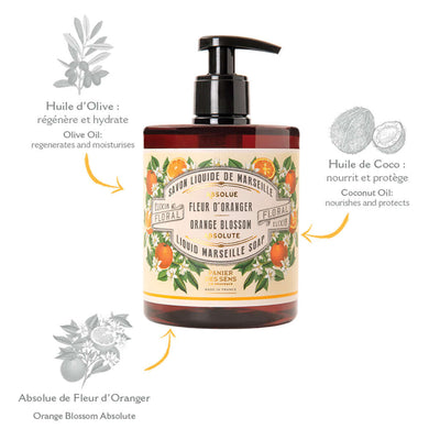 Panier des Sens Liquid Marseille Soap - Orange Blossom