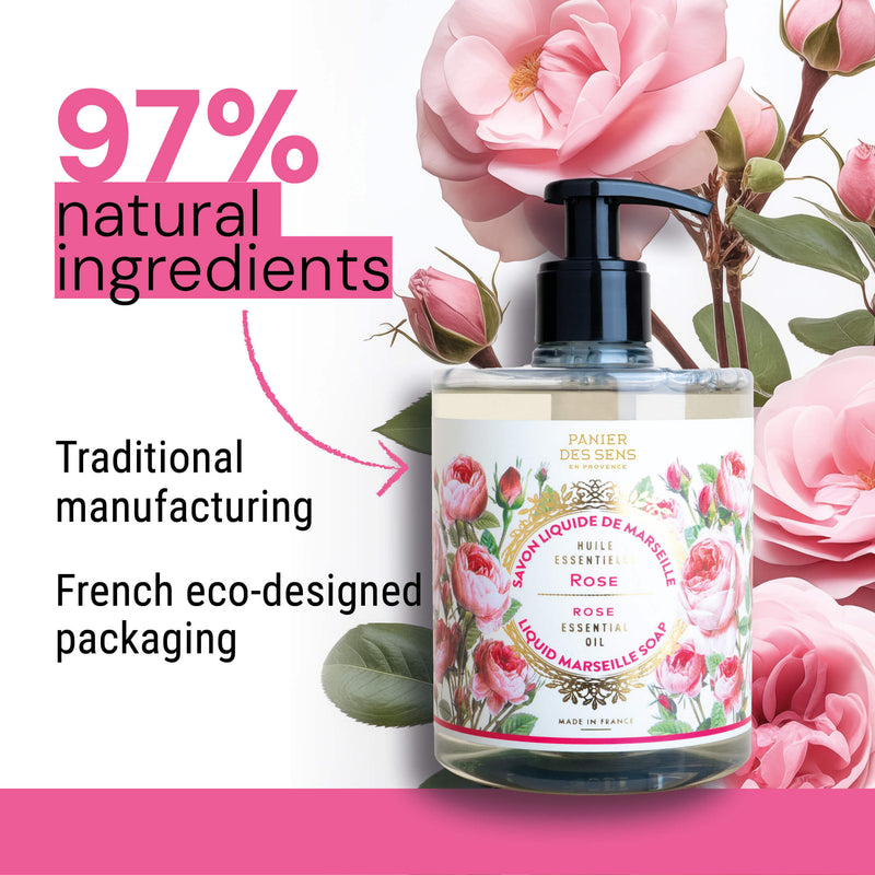 Panier des Sens Liquid Marseille soap - Rejuvenating Rose