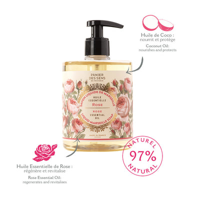 Panier des Sens Liquid Marseille soap - Rejuvenating Rose