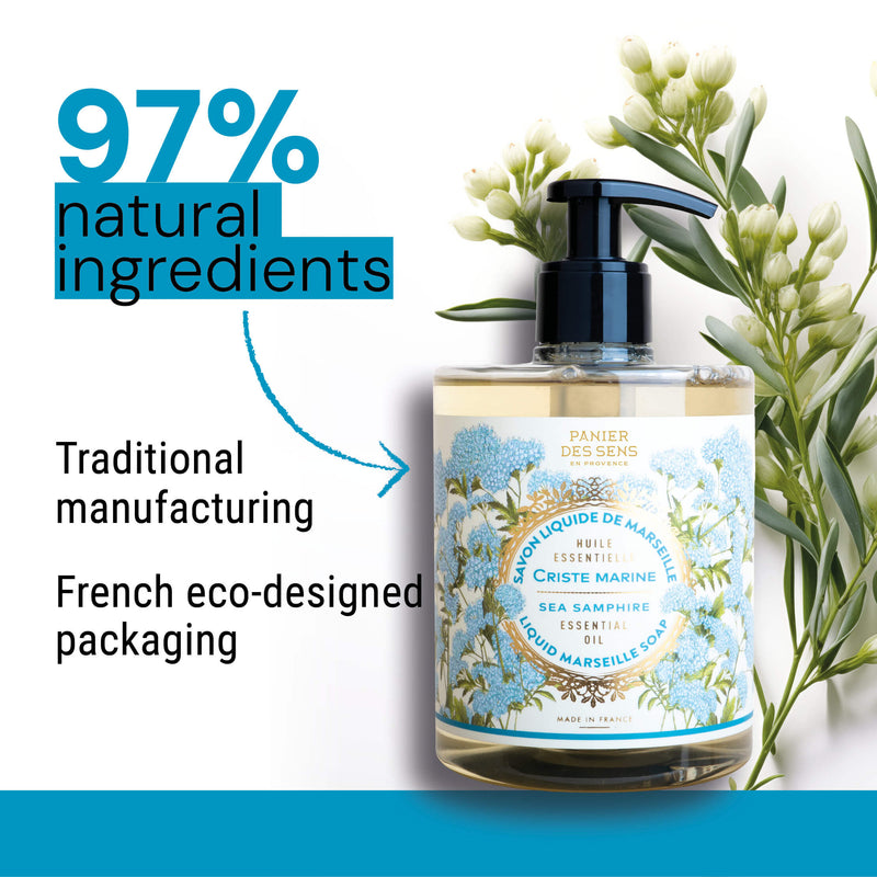 Panier des Sens Liquid Marseille Soap - Sea Samphire