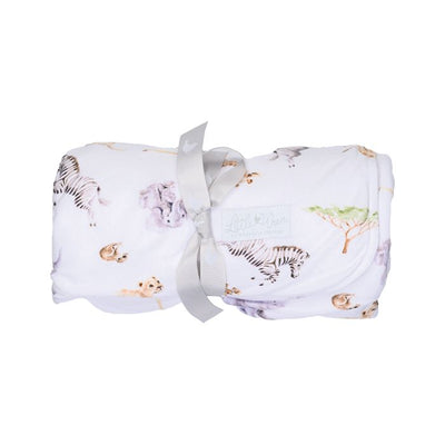 "Little Savanah" African Animal Baby Blanket