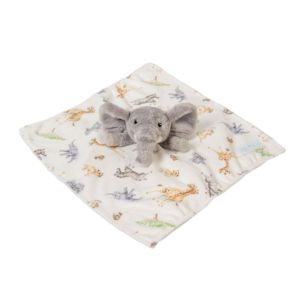 Wrendale "Little Savannah" Elephant Plush Comforter | Le Petite Putti