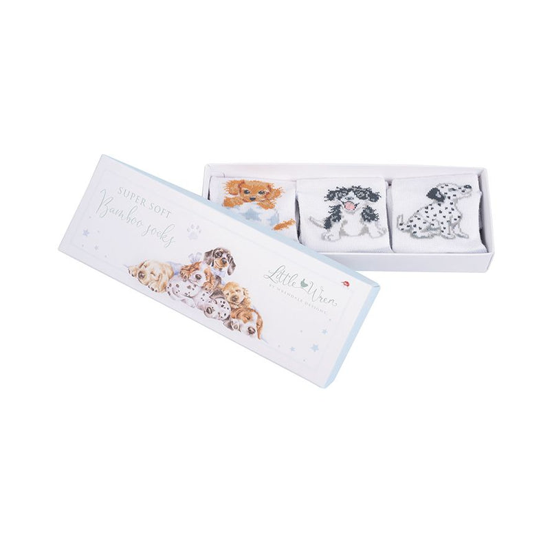 "Little Paws" Dog Baby Socks | Le Petite Putti 