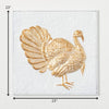 Gilded Turkey Metal Wall Art