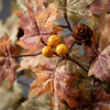 Small Mini Maple Leaf Wreath | Putti Fall Decor