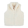 Mud Pie Faux Fur Vest - Cream