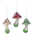 Spotted Toadstool Glass Ornament | Putti Christmas Decorations 