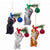 Kurt Adler Christmas Cats Glass Ornament  | Putti Christmas Decorations
