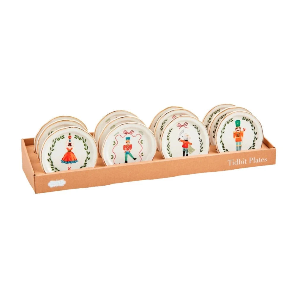 Nutcracker Tidbit Plates | Putti Christmas Entertaining 