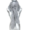 Faux Fur Stole - Grey  Putti Fine Fashions