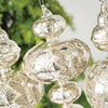 Antique Silver Finial Glass Ornament