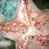 Starfish Glass Ornament - Aqua | Putti Christmas Decorations
