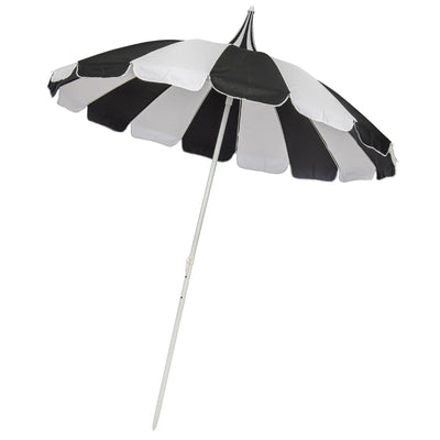 Black and White Garden Parasol Umbrella | Putti Fine Furnishings