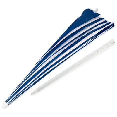 Navy and White Garden Parasol Umbrella | Putti Fine Furnishings