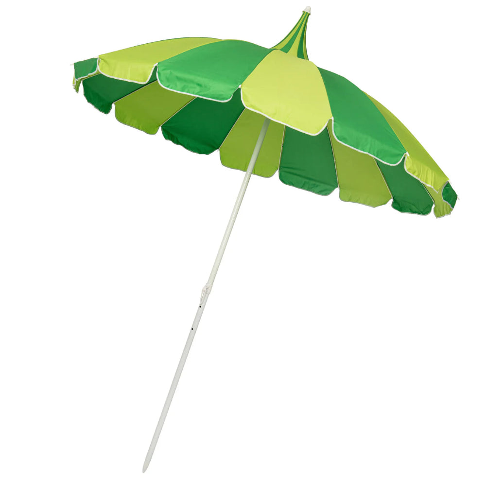 Soake UK Green and Lime Garden Parasol Umbrella | Putti Fine Furnishings