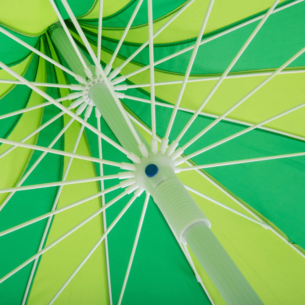 Soake UK Green and Lime Garden Parasol Umbrella | Putti Fine Furnishings