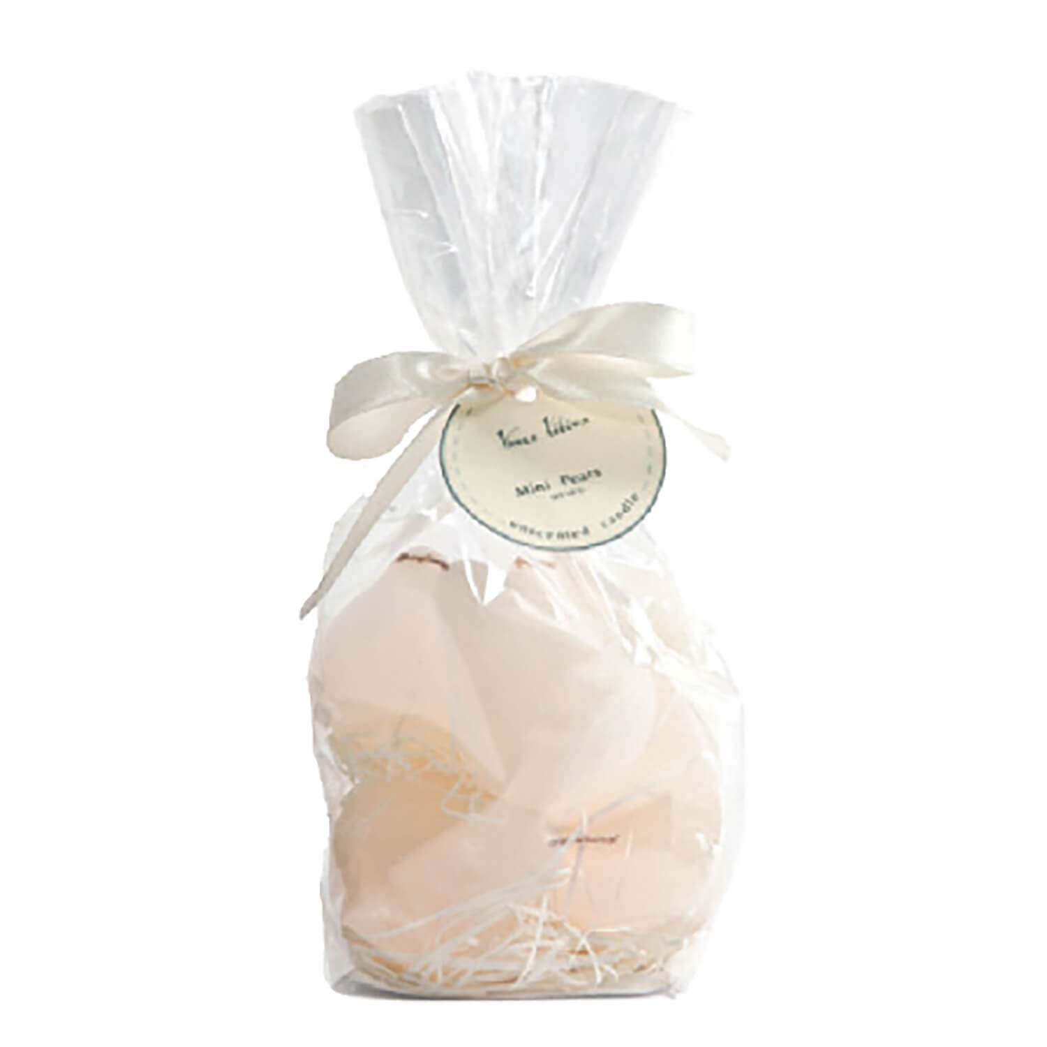 Vance Kitra Mini Pear Candle Set of 6 - Melon White