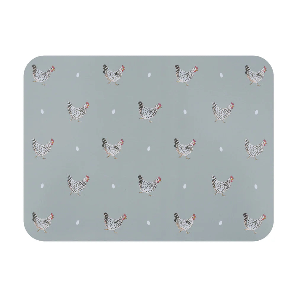 Sophie Allport "Chickens" Lunch Placemat Set of 4