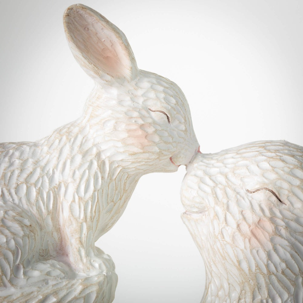 Playful Bunny and Baby Figure  | Putti Fine Furnishings Easter